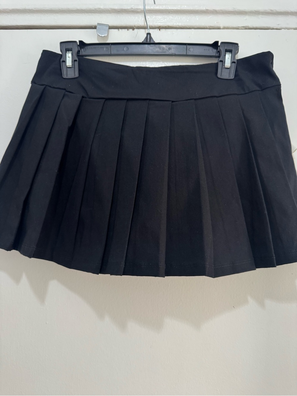 Sincerely Jules tennis Skirt black plated skirt size L